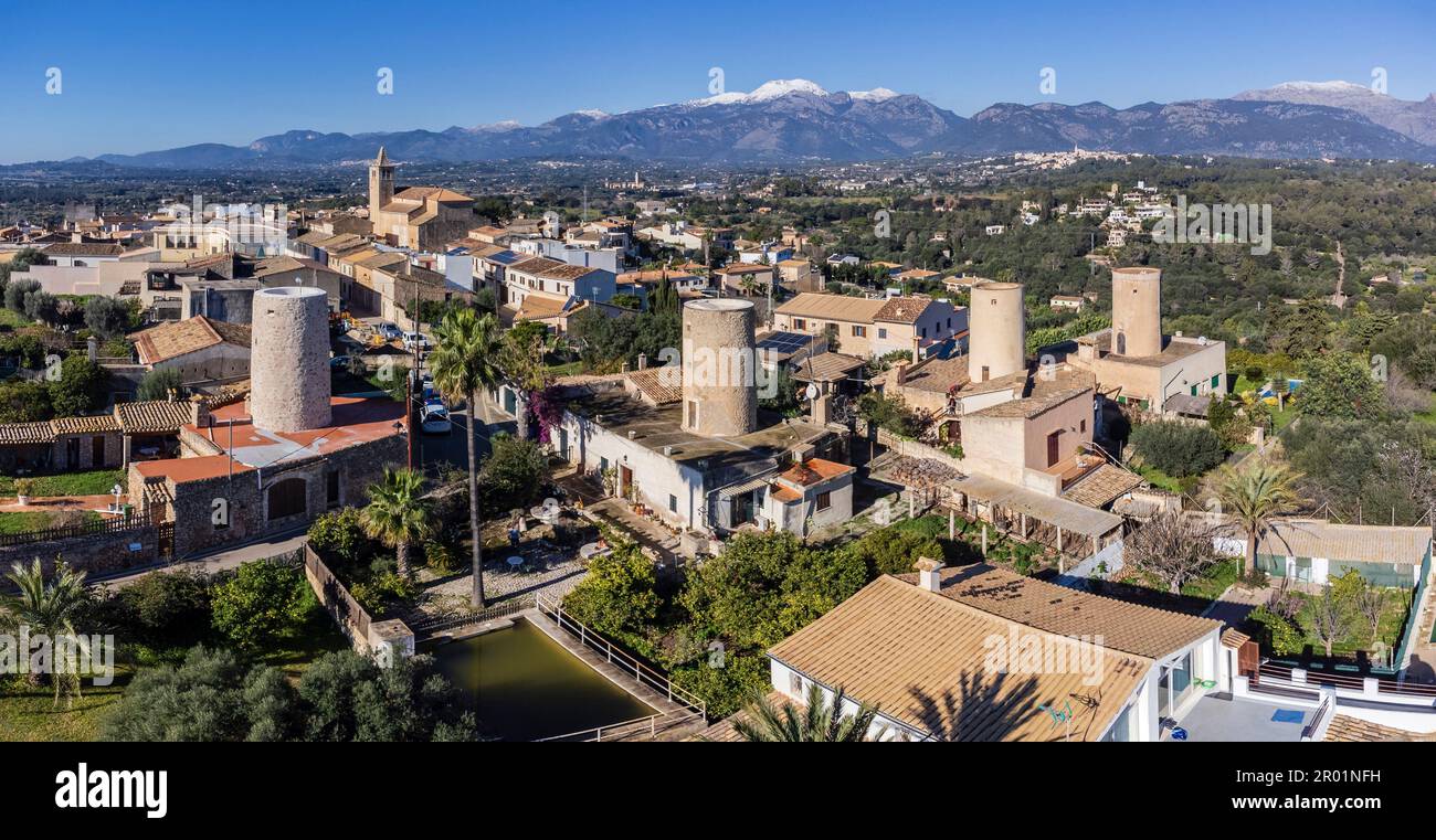 Historic 18th century mills of Les Comunes,, Molins de Buger, Búger ...