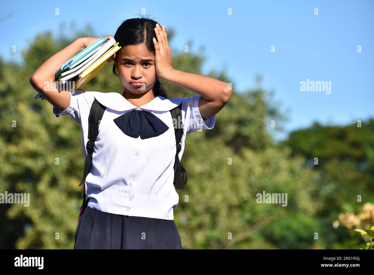 Beautiful filipino school girl hi-res stock photography and images - Alamy