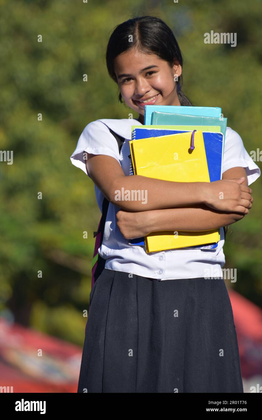 A Wearing School Uniform Stock Photo Alamy