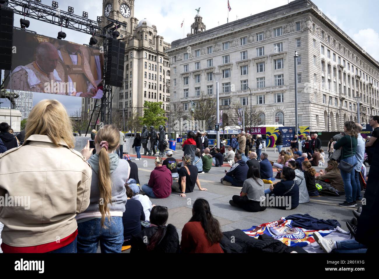LIVERPOOL The coronation of Charles can be seen on large screens in