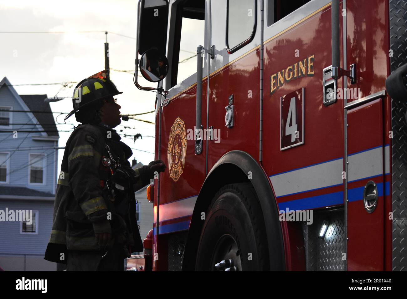 Paterson, United States. 05th May, 2023. Paterson fire department on