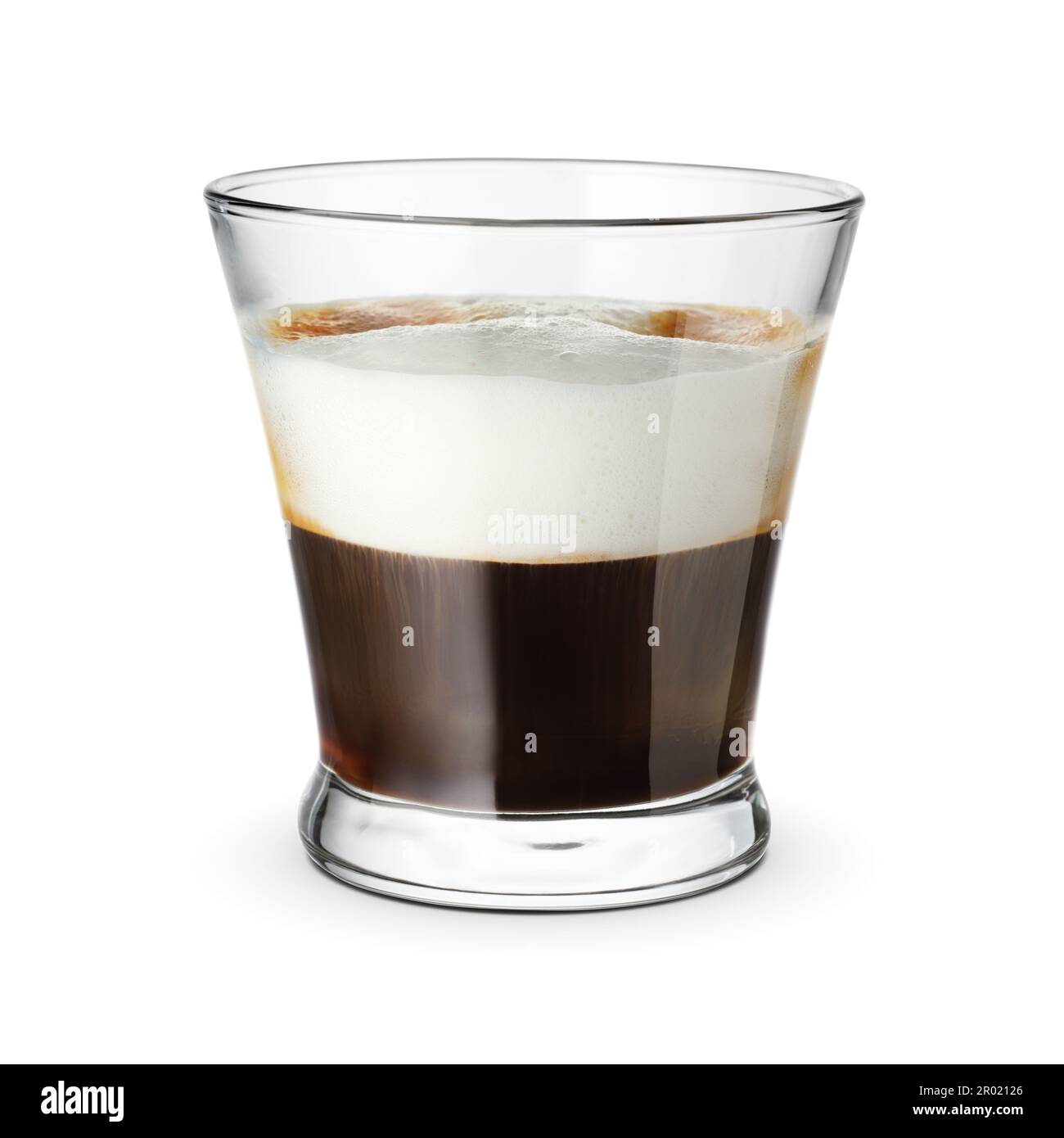 glass-of-espresso-macchiato-coffee-isolated-on-white-background-stock