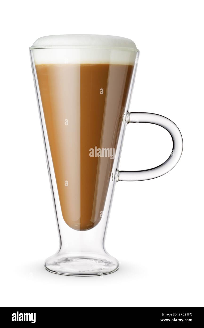 565,600+ Cappuccino Or Latte Coffee In A Clear Glass Mug Stock Photos,  Pictures & Royalty-Free Images - iStock