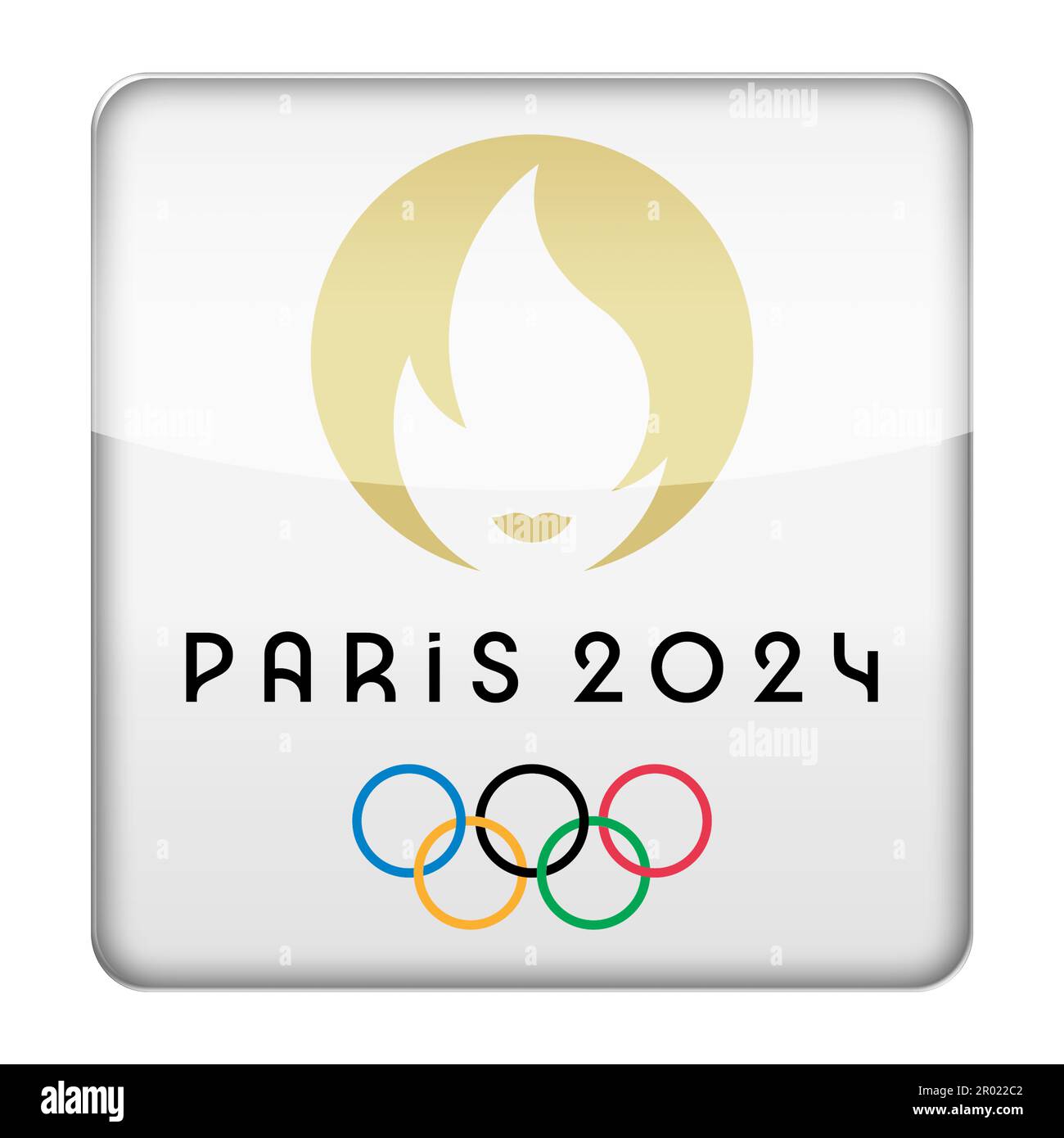 2024 Summer Olympics in Paris France Stock Photo