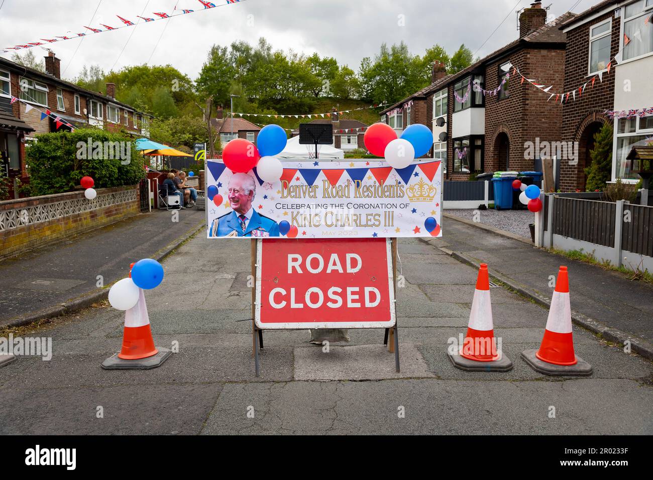 Latchford, Warrington, Cheshire, UK. 6th May, 2023. UK. Roads