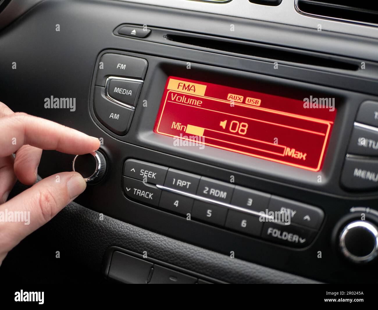 Turning volume up in car hi-res stock photography and images - Alamy