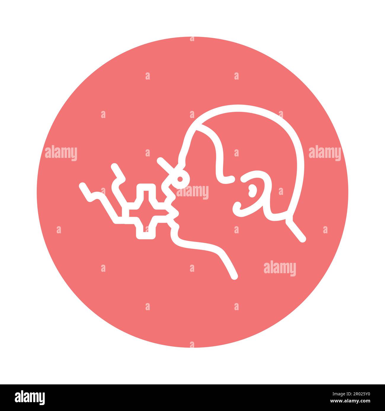 Functional pulmonary test color line icon. Isolated vector element ...