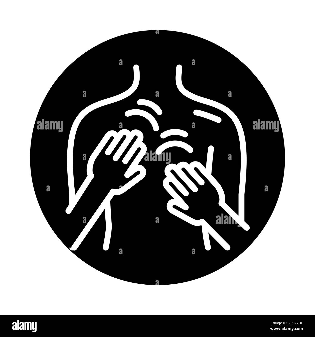 Therapeutic back massage line color icon. Physiotherapy, acupuncture