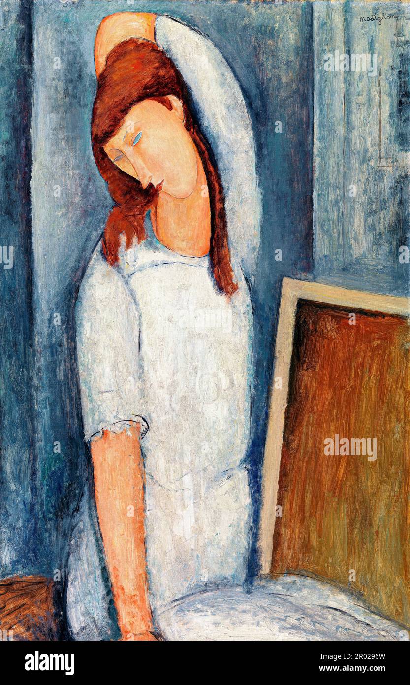 Jeanne Hebuterne by Amedeo Modigliani Stock Photo