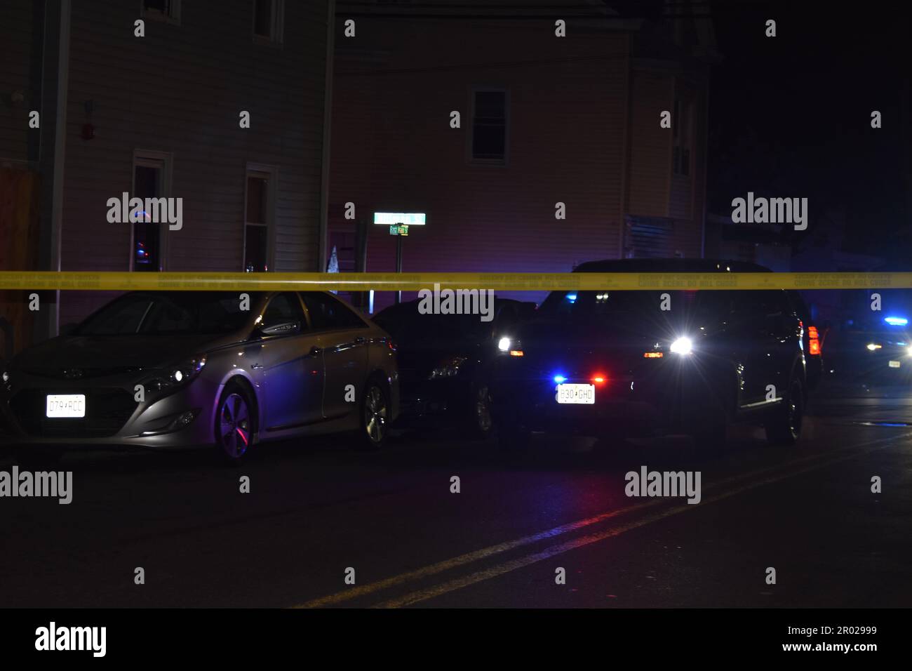 Paterson, United States. 06th May, 2023. The Crime Scene Is Secured By ...