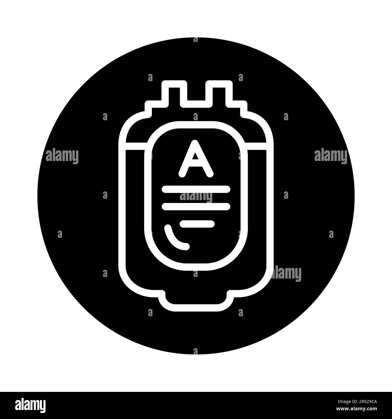 donor-blood-type-a-color-line-icon-isolated-vector-element-outline