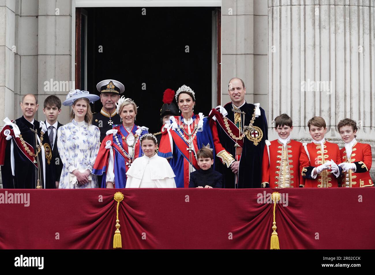 Prince Timothy (Left to right) The Duke of Edinburgh, the Earl of Wessex, Lady Louise ...
