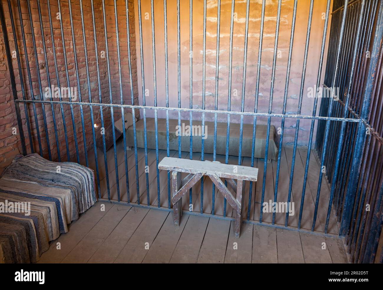 Old prison interior, useful for concepts Stock Photo