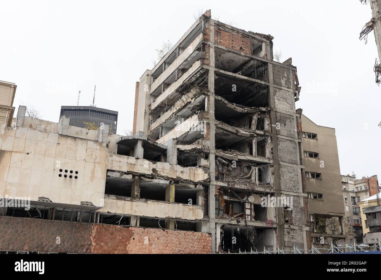 5 April 2023 Belgrade, Serbia Ministry of Defense of Yugoslavia