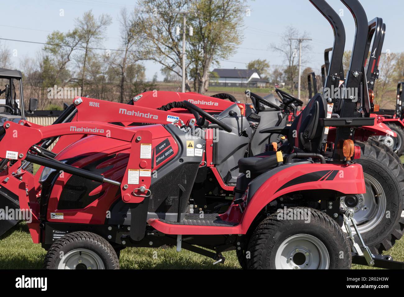 Silver Lake Circa May 2023 Mahindra Tractors dealership. Mahindra