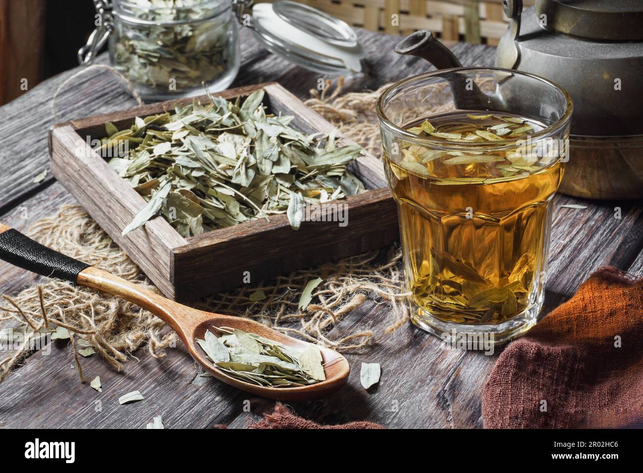 Senna herbal tea leaf Stock Photo Alamy