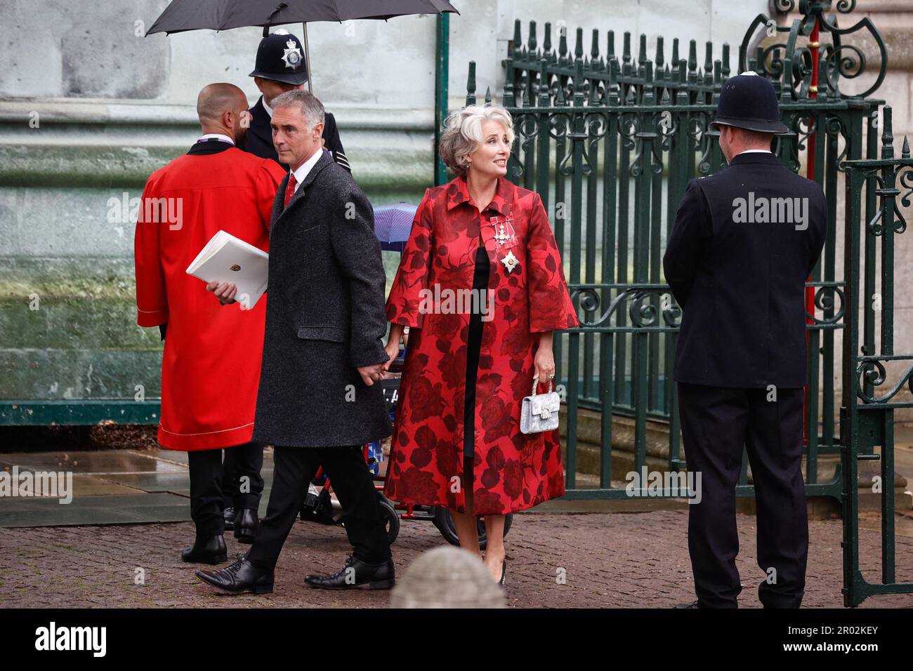 London UK 06th May 2023 Emma Thompson And Her Husband Greg Wise London UK 06th May 2023 Emma Thompson And Her Husband Greg Wise