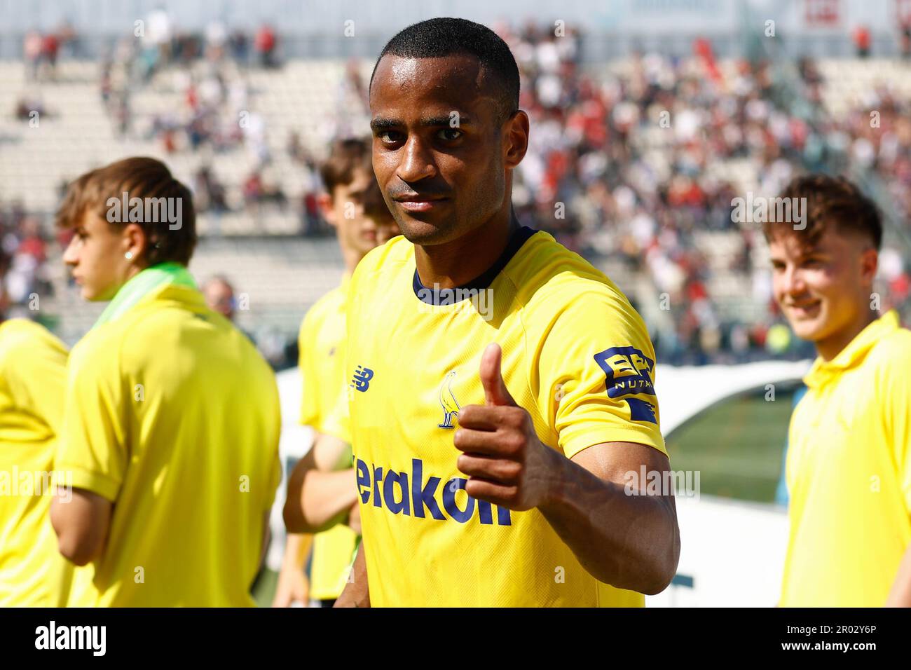 Alberto Braglia stadium, Modena, Italy, December 18, 2022, Davide Diaw  celebrates after scoring the gol of 1-1 during Modena FC vs Benevento  Calcio - Italian soccer Serie B match Stock Photo - Alamy