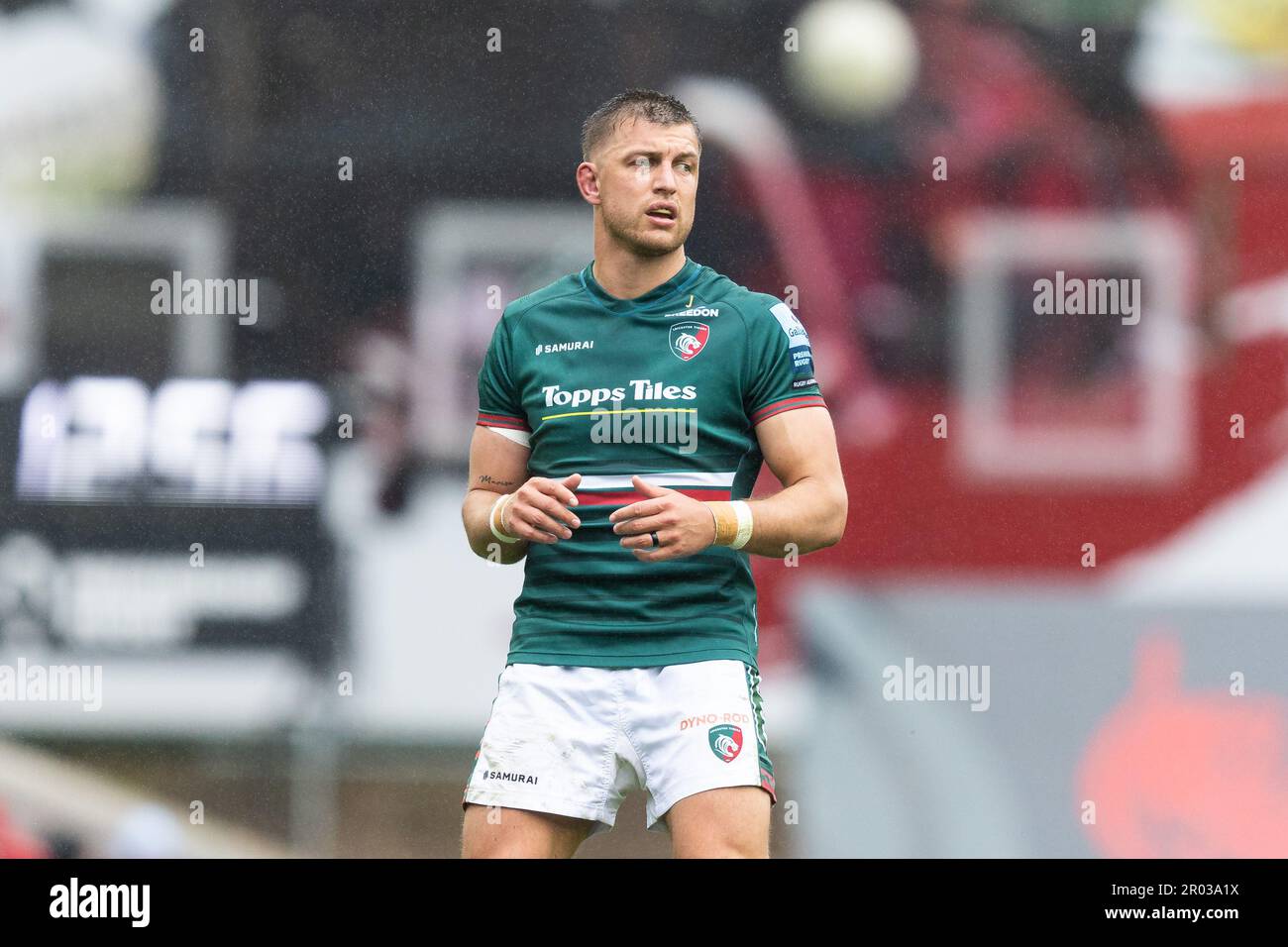 Handré Pollard of Leicester Tigers during the Gallagher Premiership