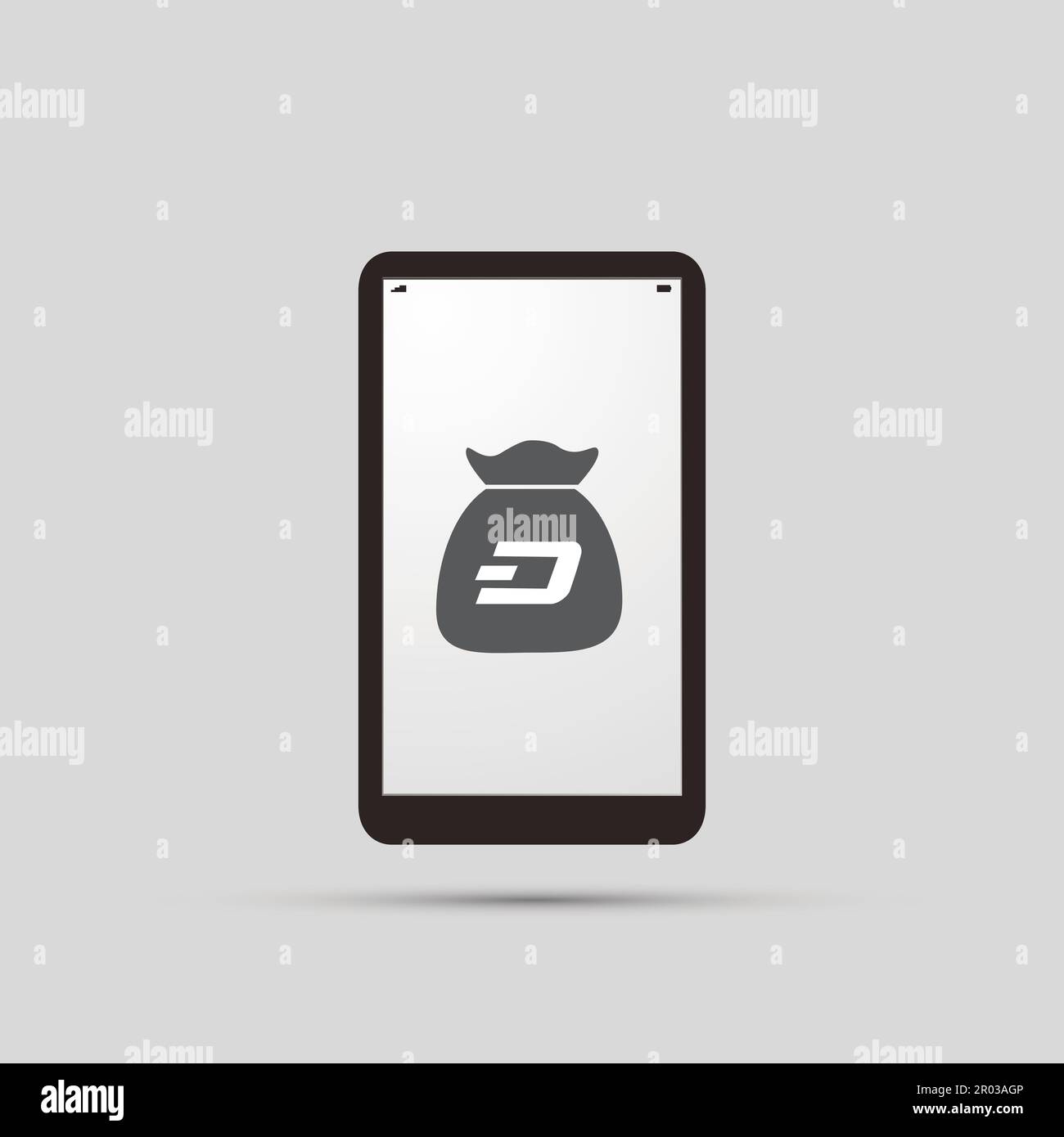 Dash coin Stock Vector Images - Alamy