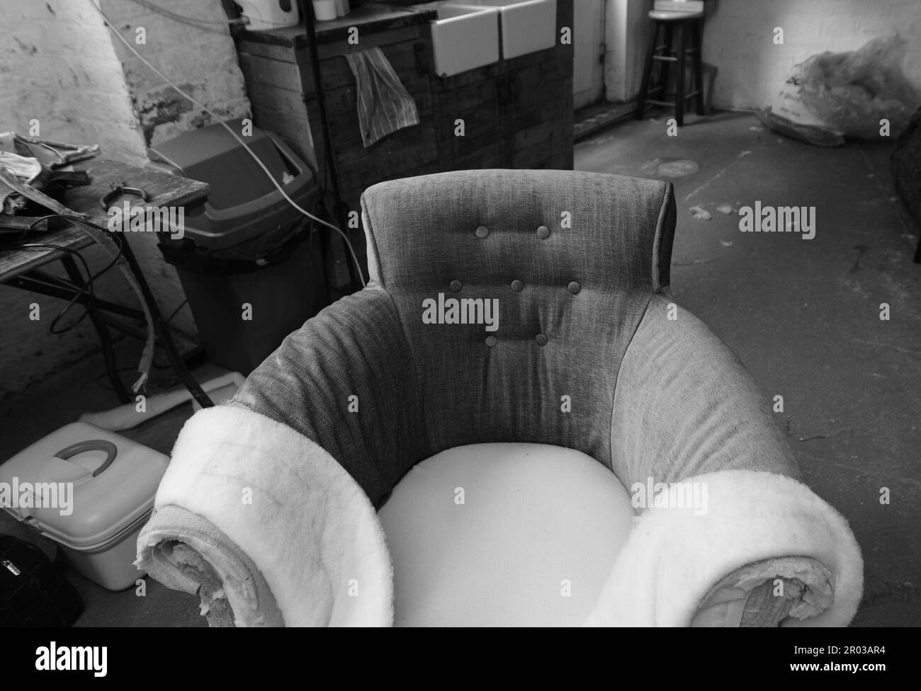 Upholstery Black and White Stock Photos & Images Alamy