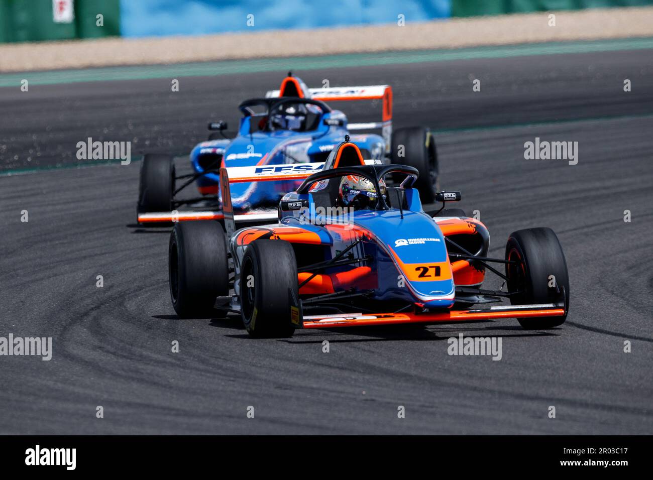 27 PIERRE Edgar FRA, Mygale M21-F4, action, during the 2nd round of the Championnat de France FFSA F4 2023, from May 5 to 7, 2023 on the Circuit Circuit de Nevers Magny-Cours, in Magny-Cours, France - Photo Xavi Bonilla / DPPI Stock Photo