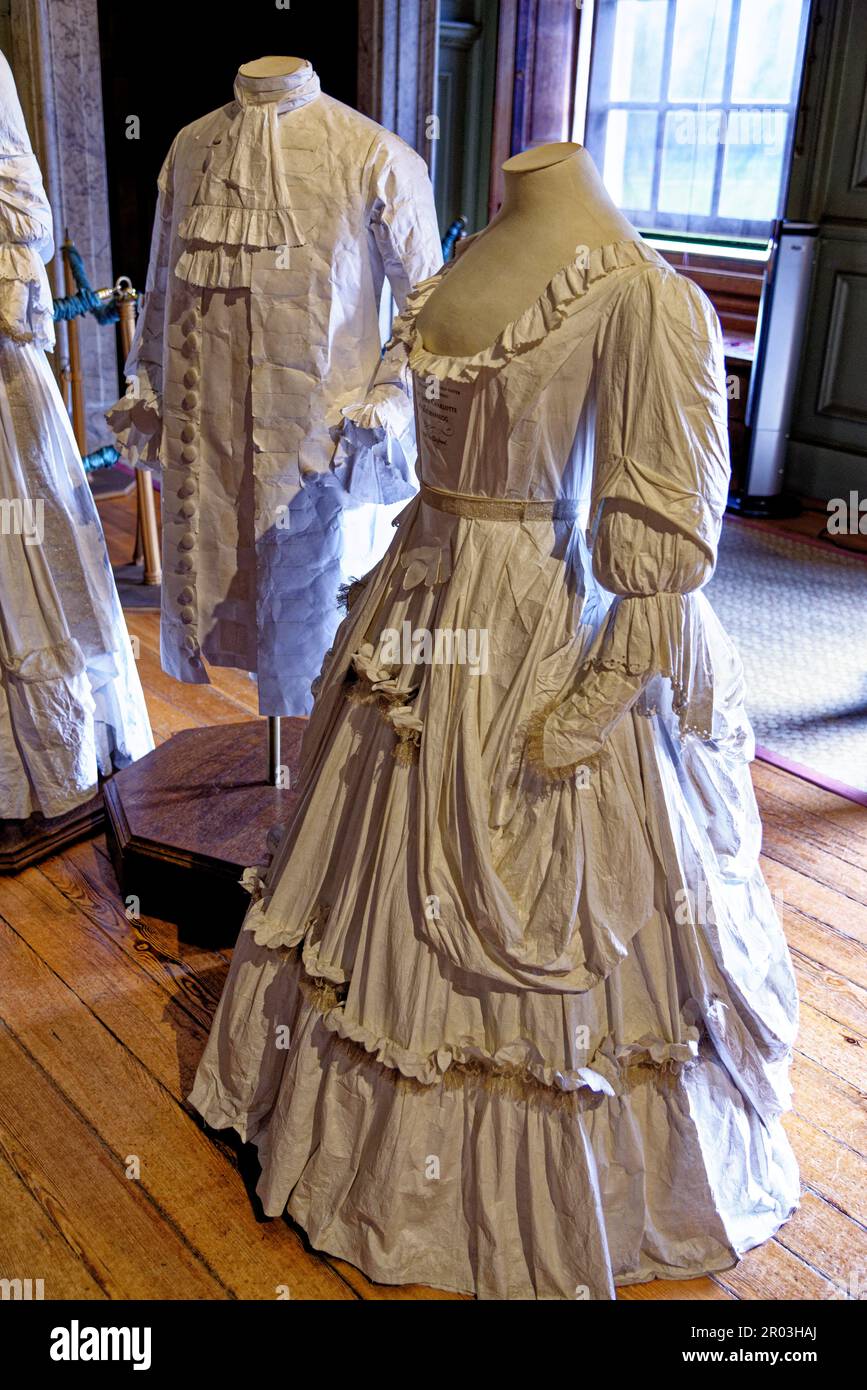 Vintage old dress at Hampton Court Palace, Richmond upon Thames, Surrey,  London, England, United Kingdom. 22nd of April 2023 Stock Photo - Alamy