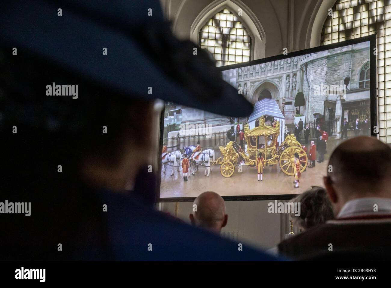 Coronation big screen hi-res stock photography and images - Alamy