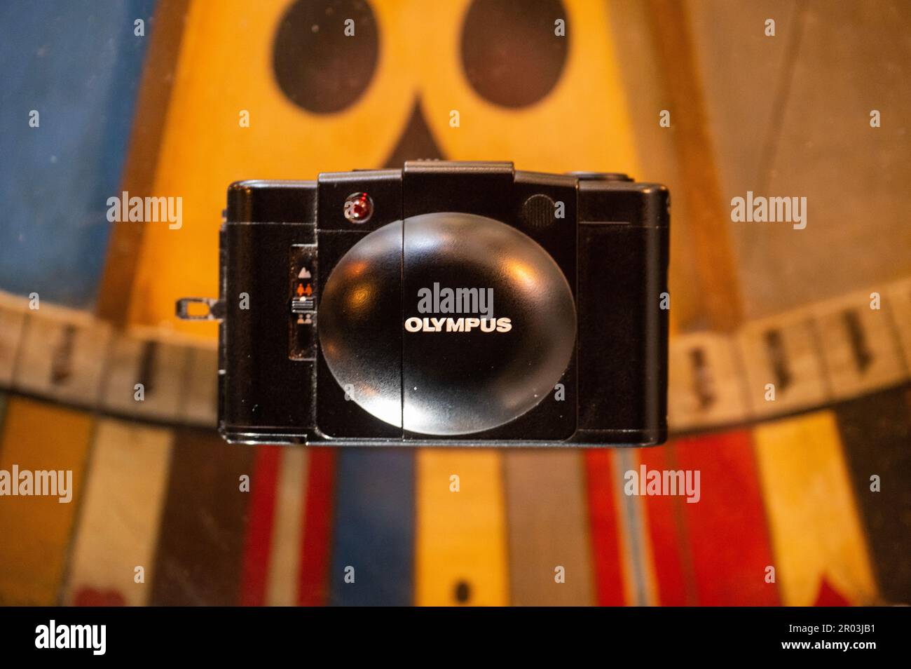 Olympus XA2 compact 35mm film camera (1980-1985) Stock Photo