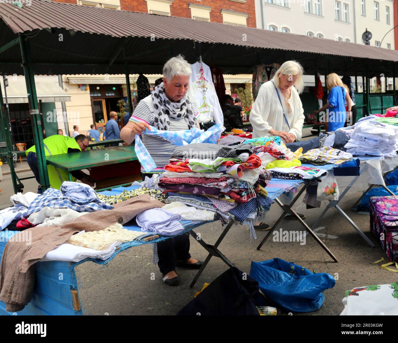 Cracow. Krakow. Poland. Nowy square (Plac Nowy) center of Kazimierz