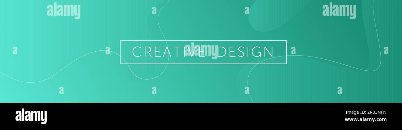 Vector green banner abstract background Stock Vector Image & Art - Alamy