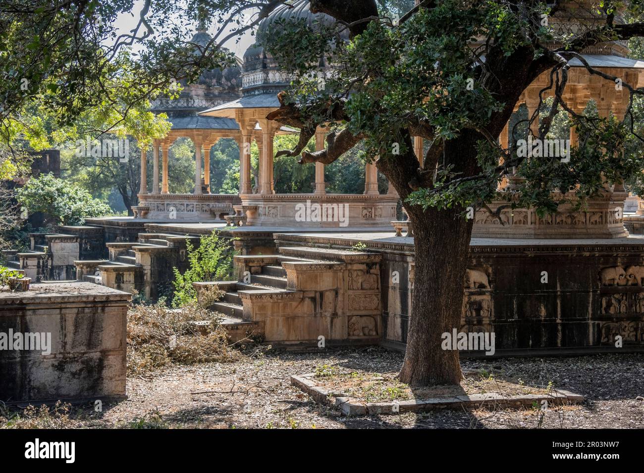 Tombs at Kesar Bagh, Bundi, Rajasthan, India Stock Photo - Alamy