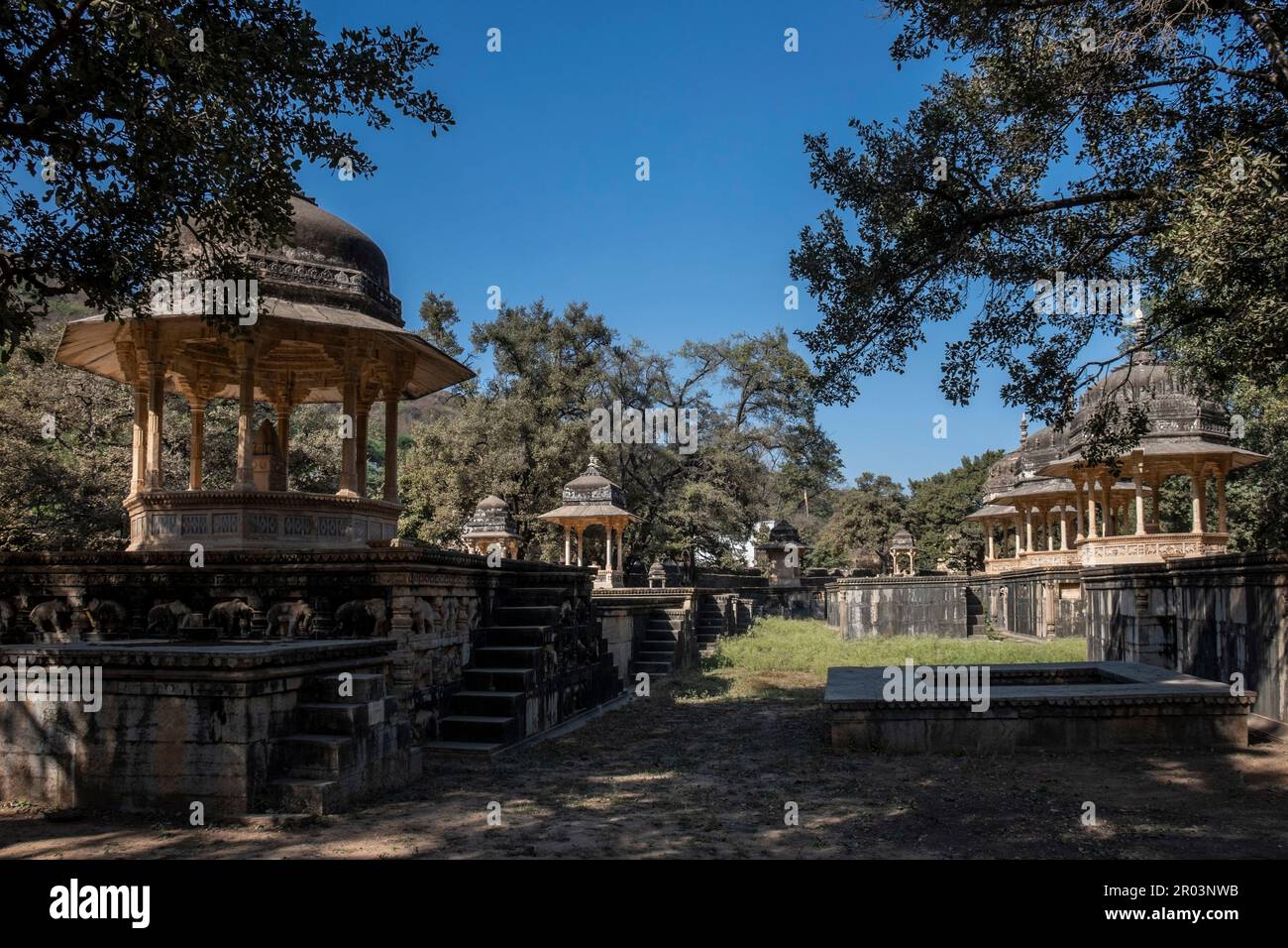 Tombs at Kesar Bagh, Bundi, Rajasthan, India Stock Photo - Alamy