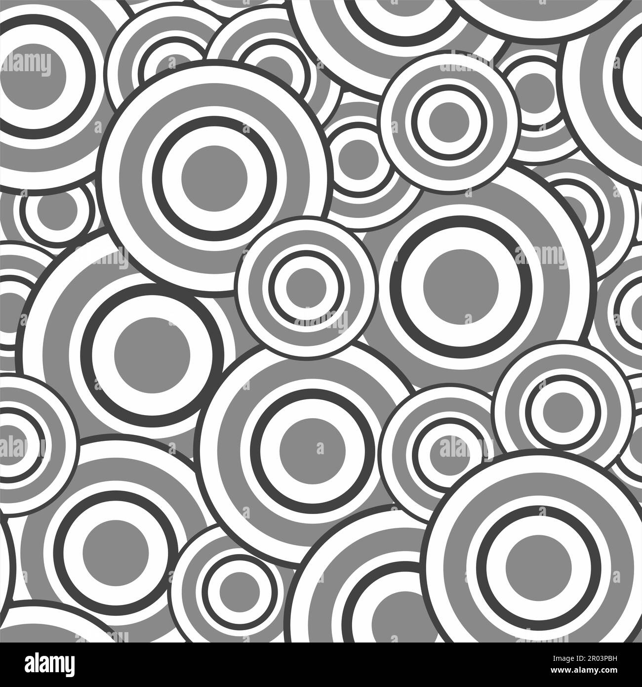Circles decoration Black and White Stock Photos & Images - Alamy