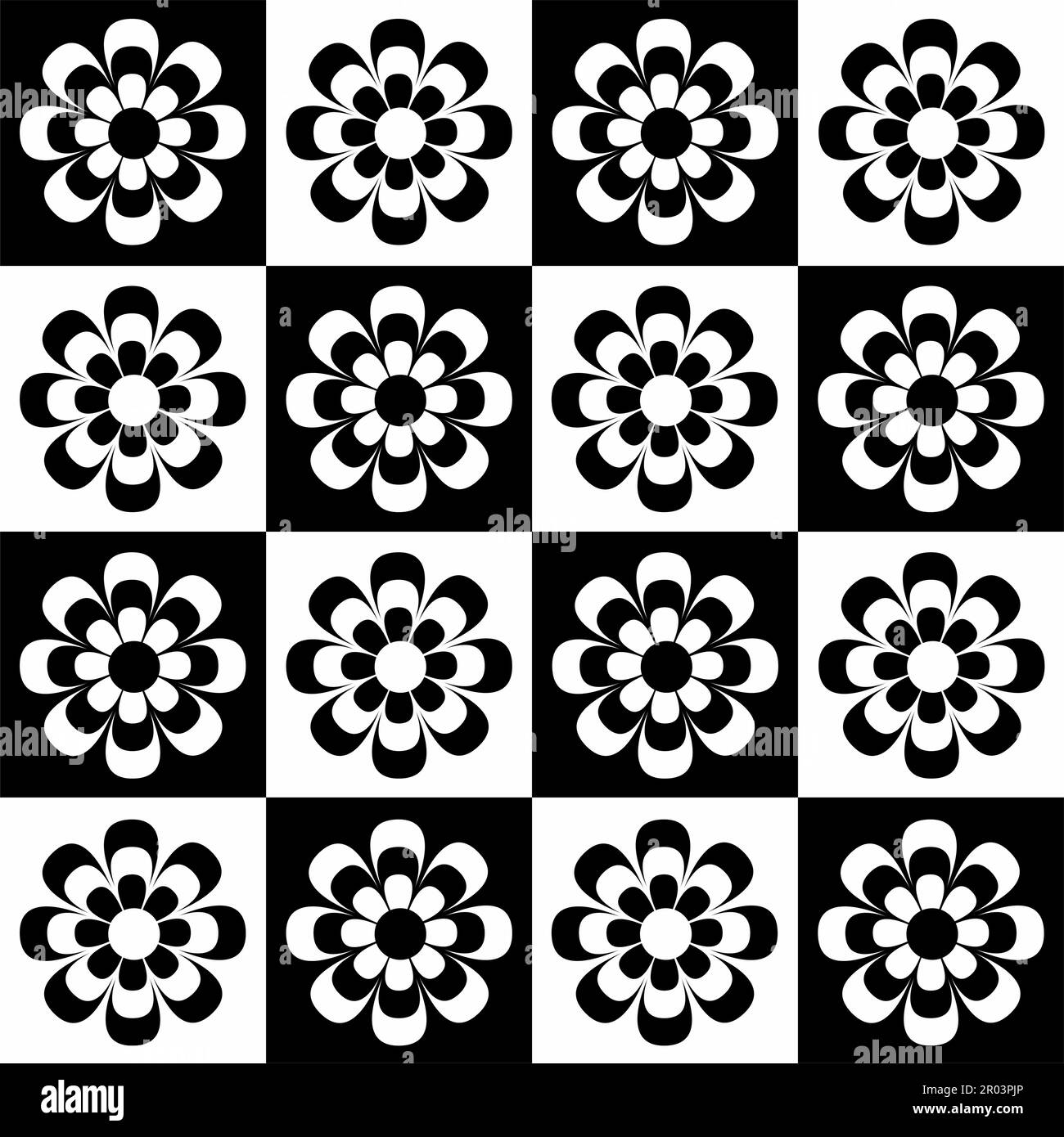 Flower seamless pattern. Vector illustration Stock Vector Image & Art ...