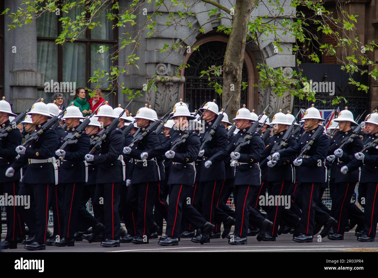 London, UK. 6th May, 2023. King Charles III Coronation Procession with