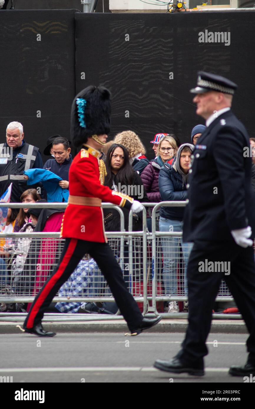 London, UK. 6th May, 2023. King Charles III Coronation Procession with