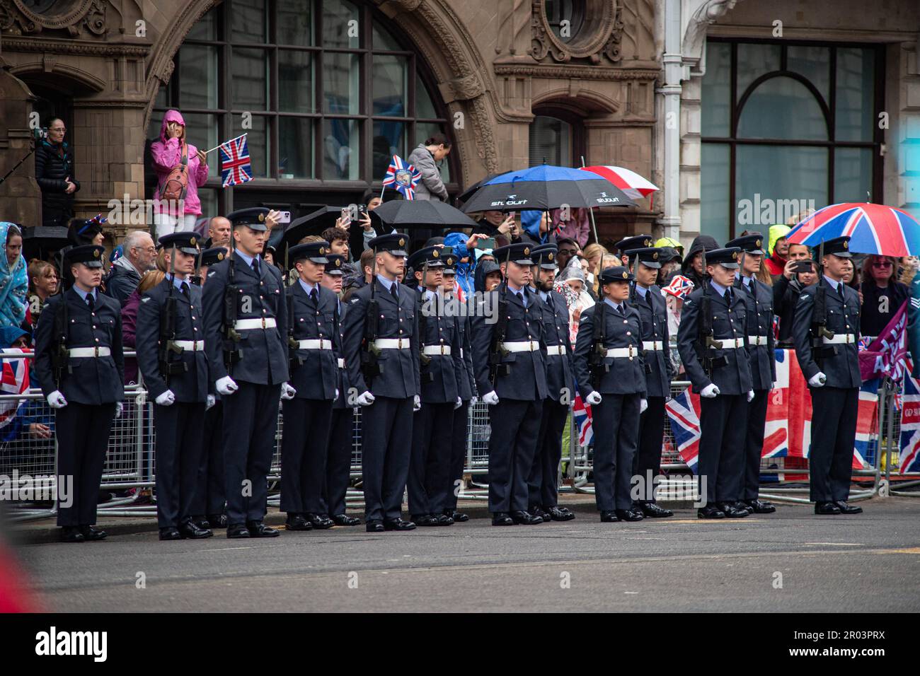 London, UK. 6th May, 2023. King Charles III Coronation Procession with