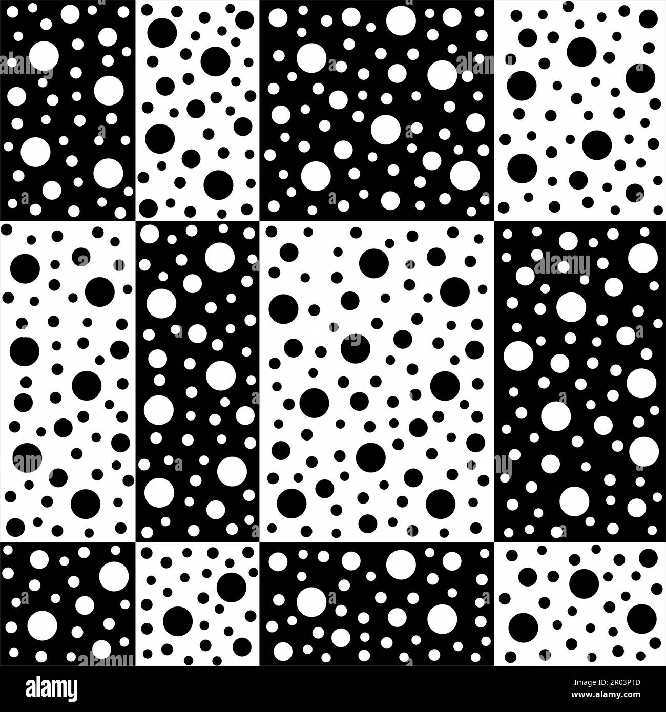 Black and white square abstract pattern Stock Vector Images - Alamy