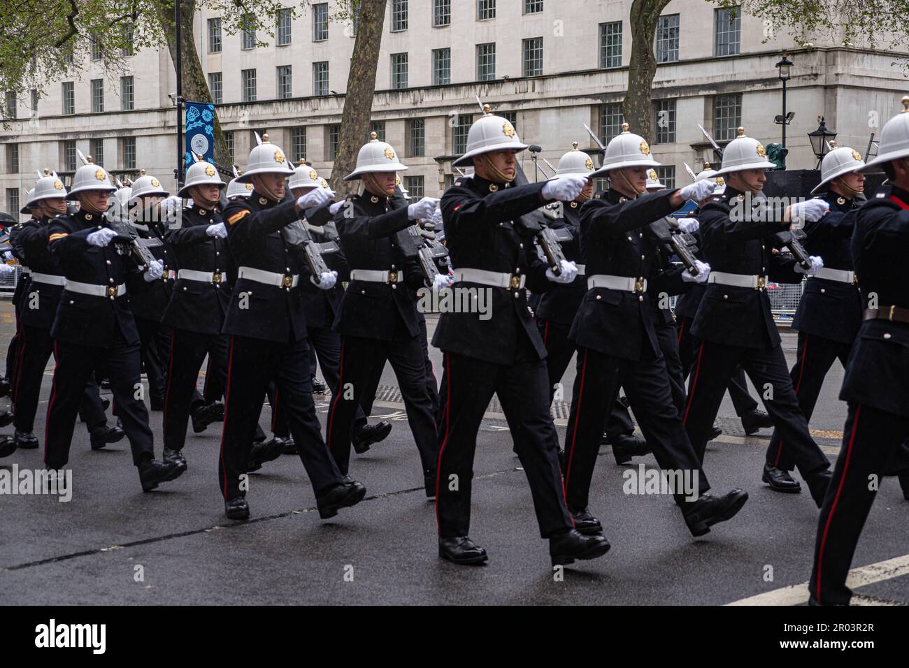 London, UK. 6th May, 2023. King Charles III Coronation Procession with