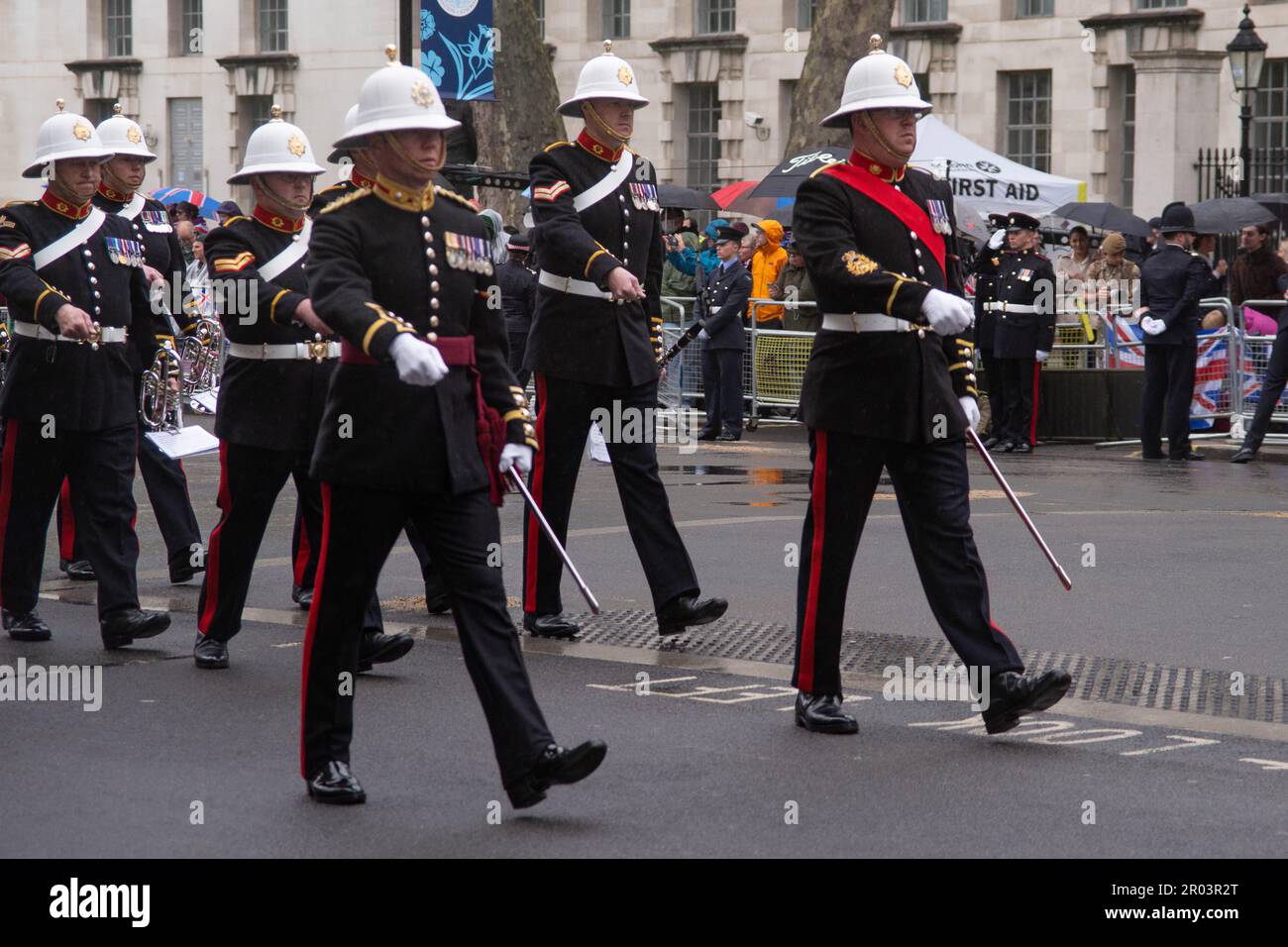 London, UK. 6th May, 2023. King Charles III Coronation Procession with