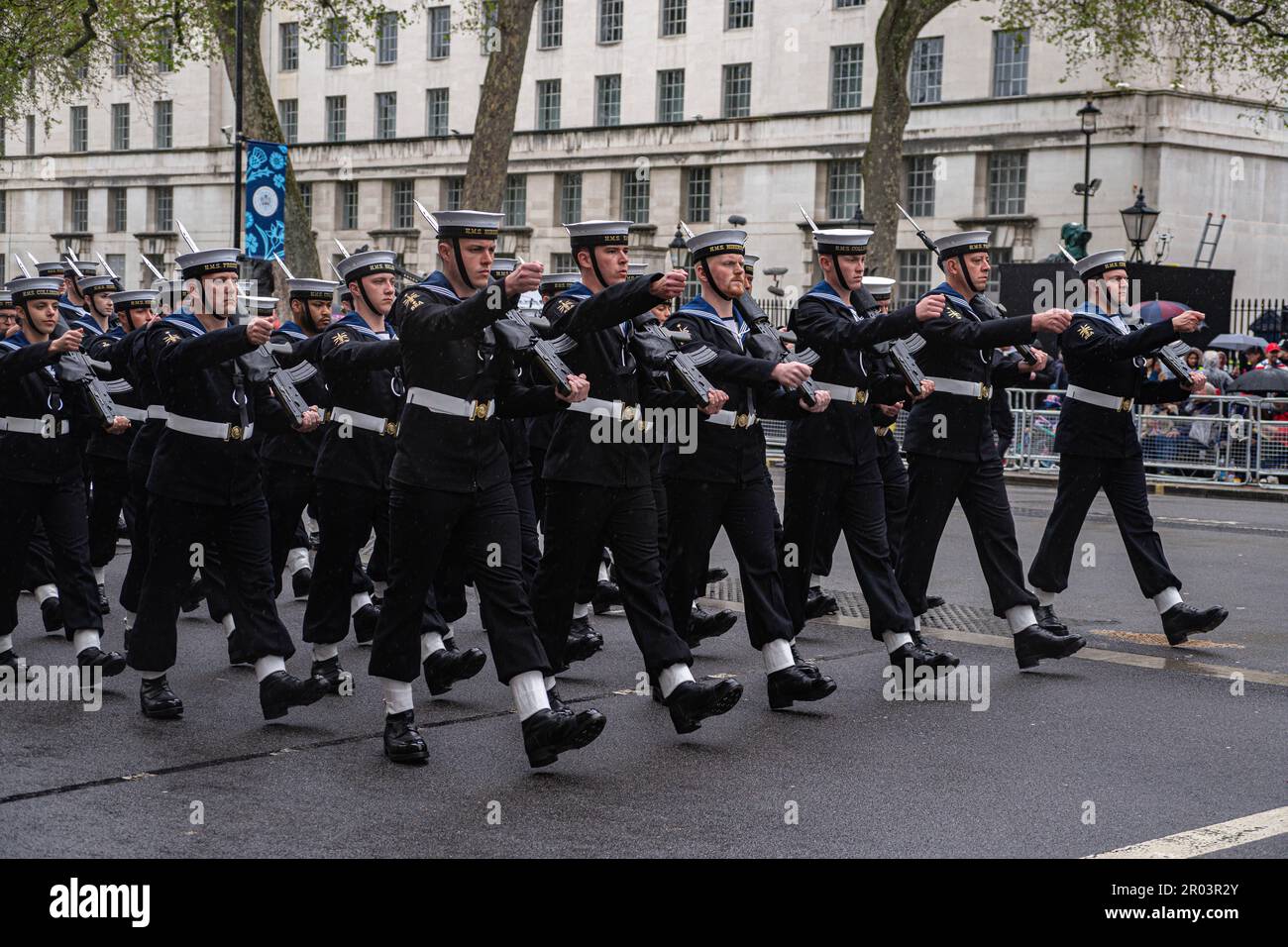 London, UK. 6th May, 2023. King Charles III Coronation Procession with