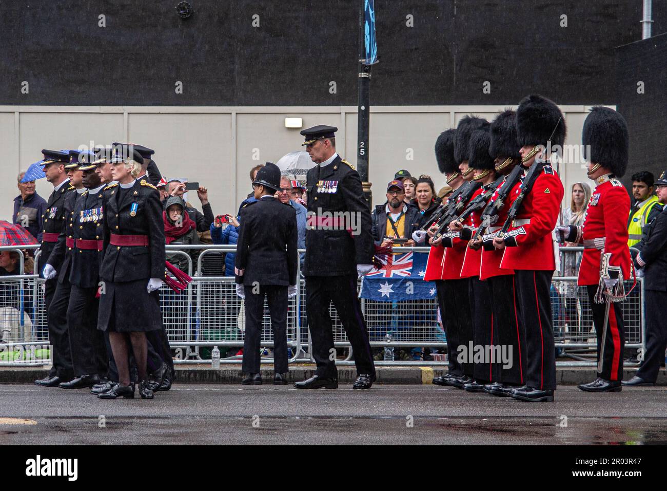 London, UK. 6th May, 2023. King Charles III Coronation Procession with