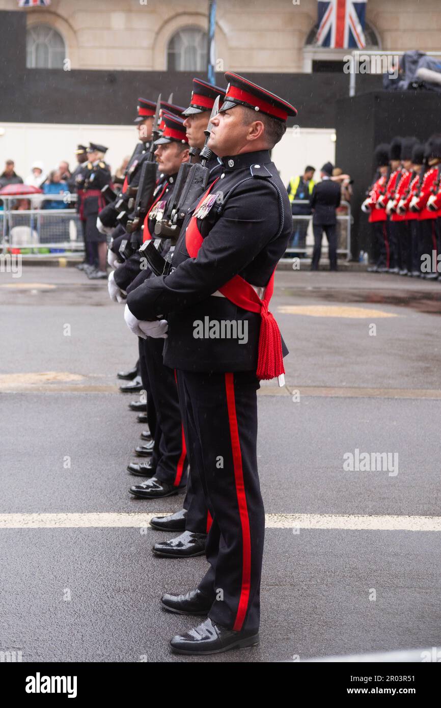 London, UK. 6th May, 2023. King Charles III Coronation Procession with