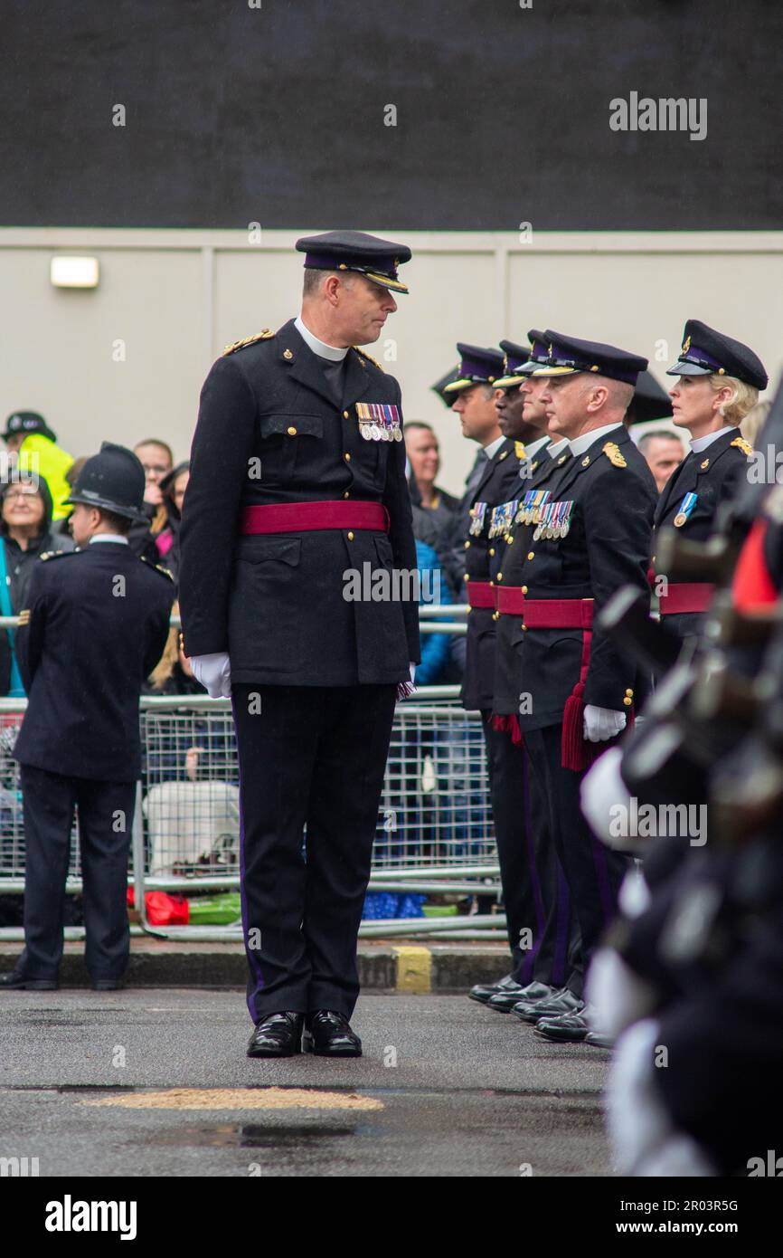 London, UK. 6th May, 2023. King Charles III Coronation Procession with