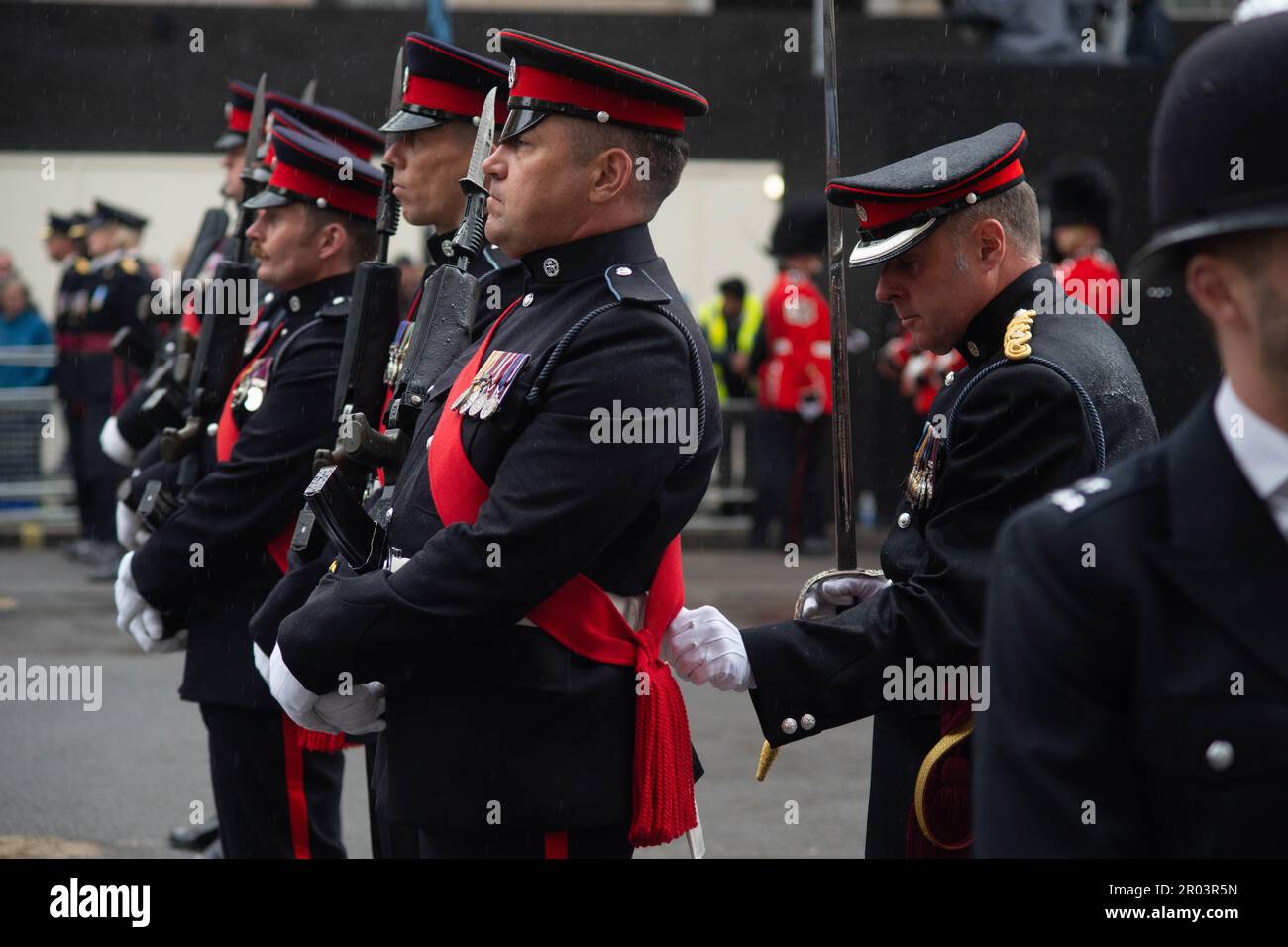 London, UK. 6th May, 2023. King Charles III Coronation Procession with