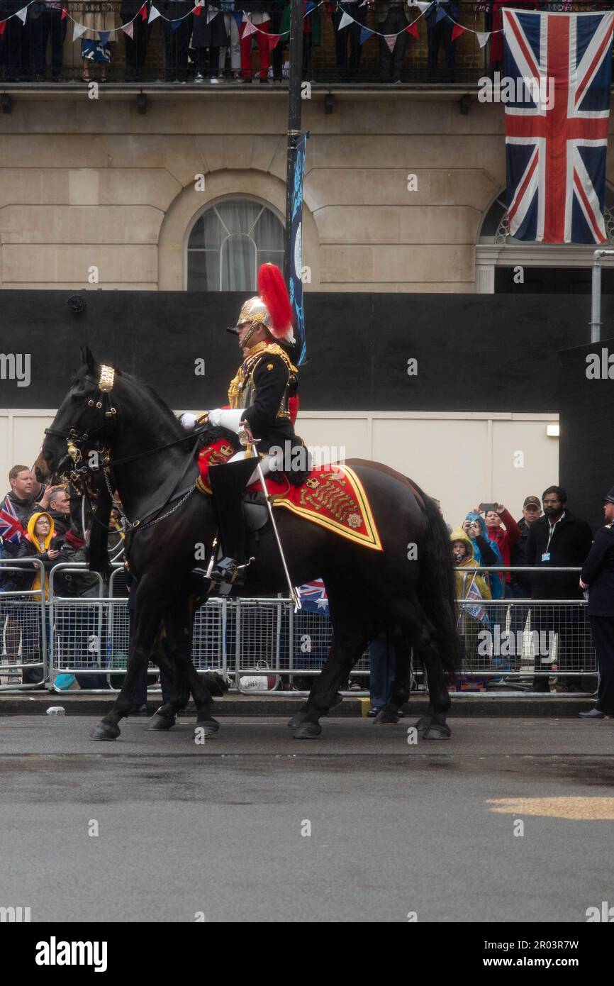 London, UK. 6th May, 2023. King Charles III Coronation Procession with