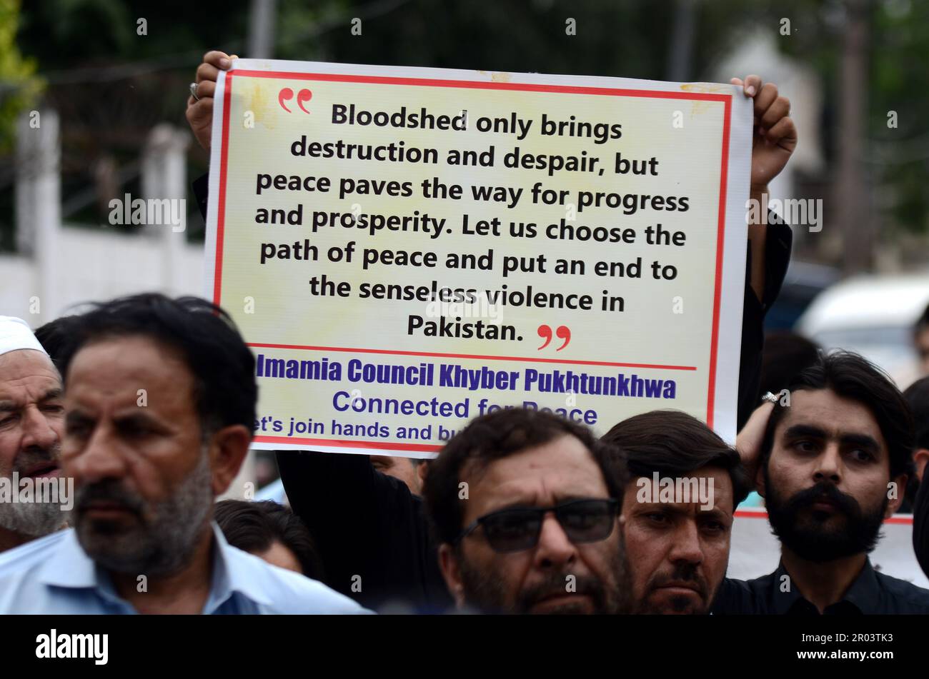 Peshawar, Pakistan. 05th May, 2023. Pakistani Shiite Muslims ...