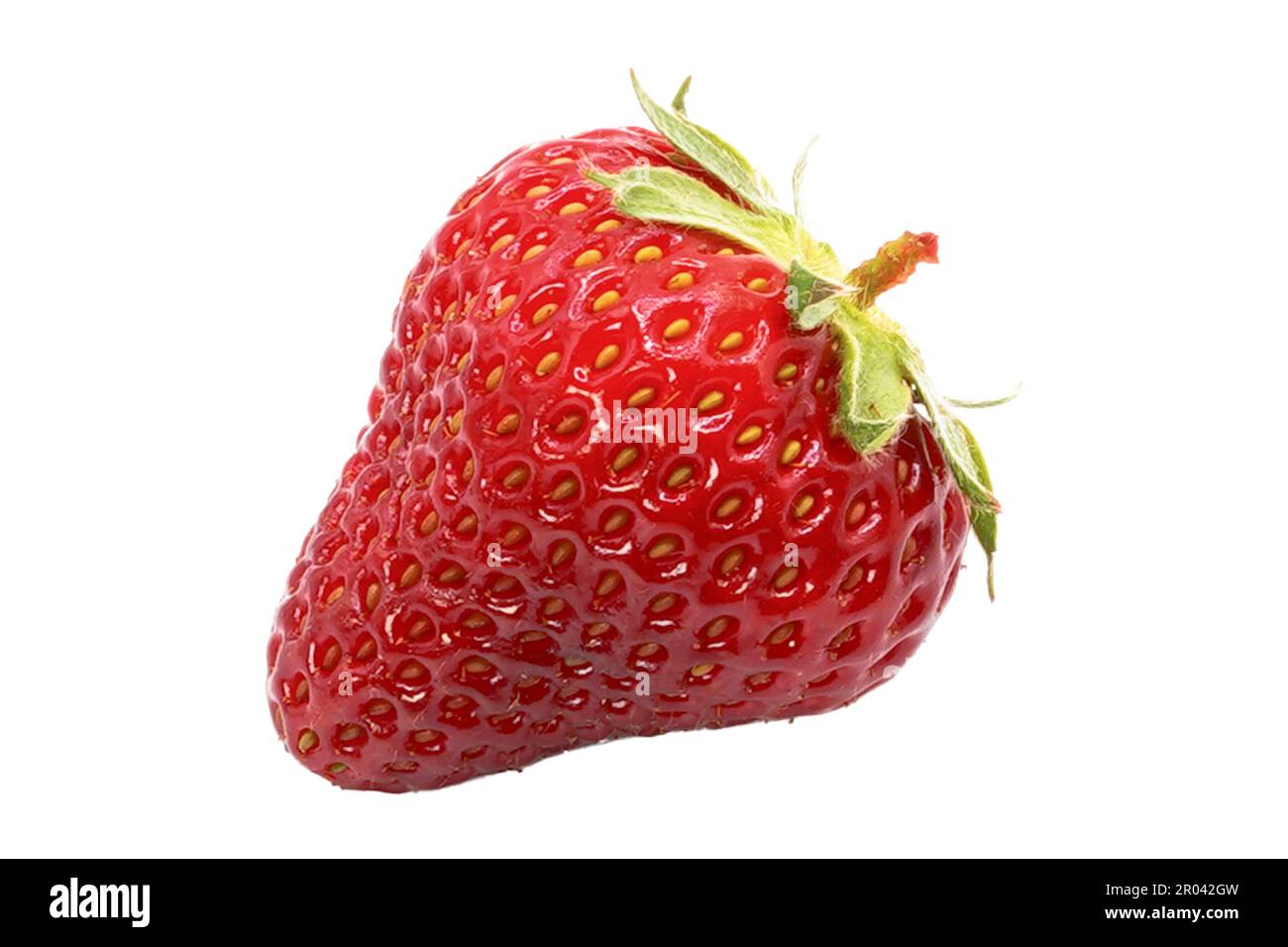 Strawberry isolated on white background. Fresh and juicy strawberry ...