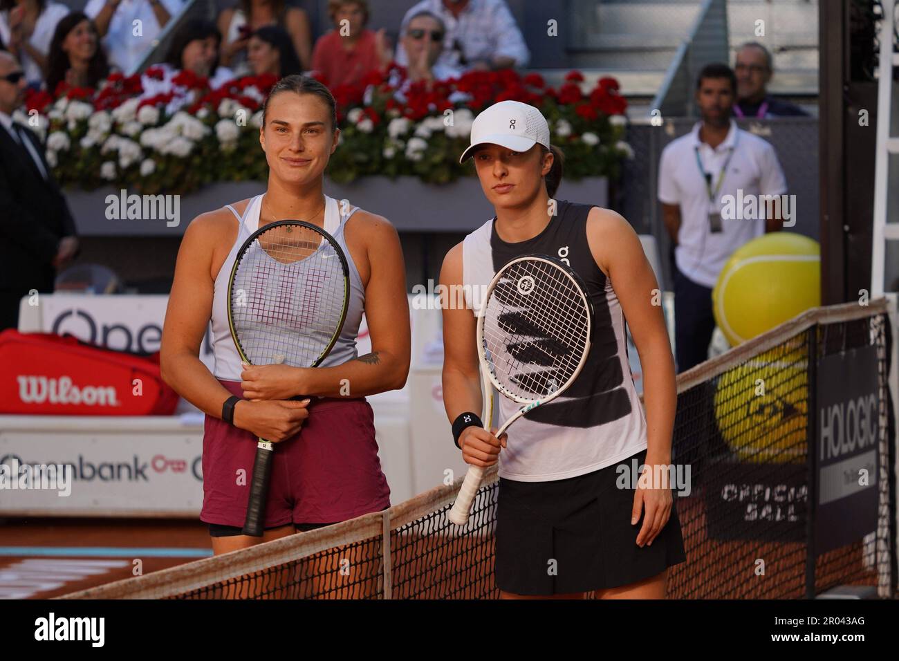 Madrid, Spain. 06th May, 2023. Iga Swiatek (POL) vs Aryna Sabalenka (BY